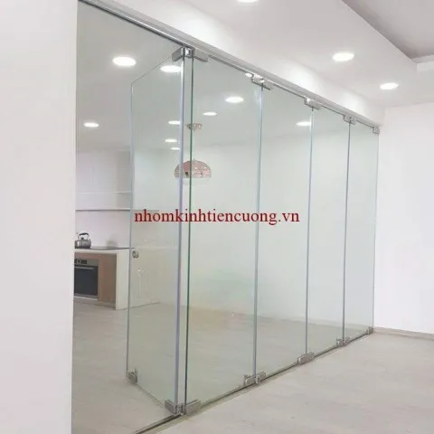 Cửa Lùa Kính Cường Lực