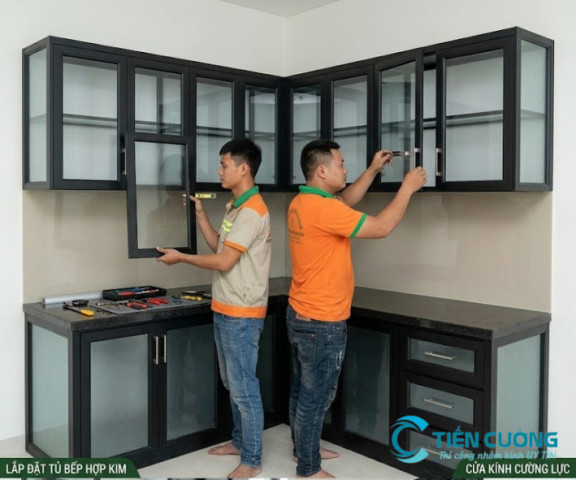 Sửa Tủ Bếp Nhôm Kính