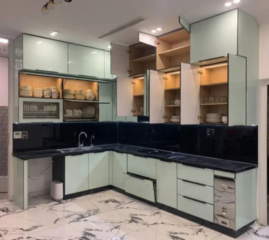 Tủ Bếp Nhôm Hợp Kim