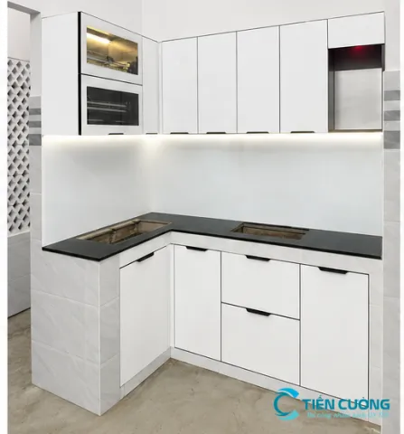 Tủ Bếp Nhôm Kính Cao Cấp