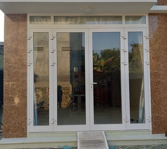 Mẫu cửa nhôm kính 4 cánh đẹp