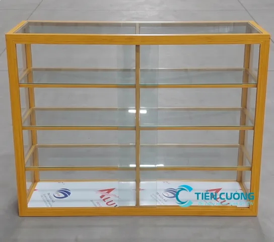 Các chất liệu tủ bán hàng nhôm kính