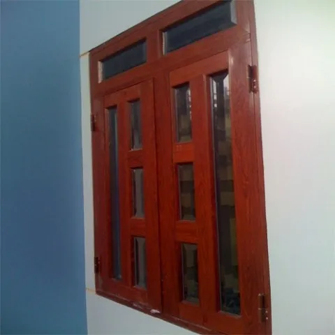 Cửa nhôm kính giả gỗ