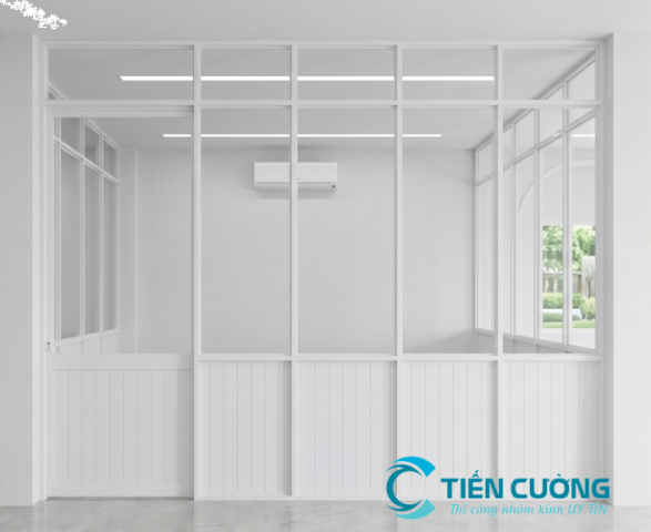Vách ngăn nhôm kính giải pháp tối ưu cho mọi không gian