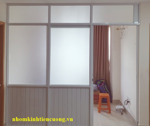 Vách ngăn phòng nhôm kính 3