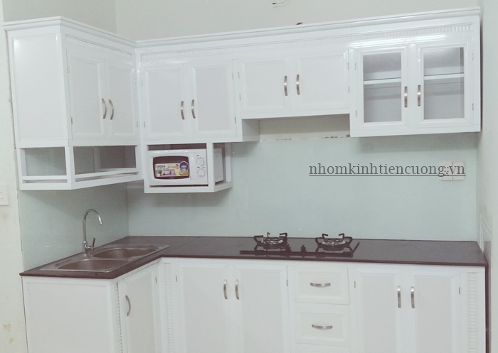Tủ Bếp Nhôm Kính Bền Đẹp Chống Nước