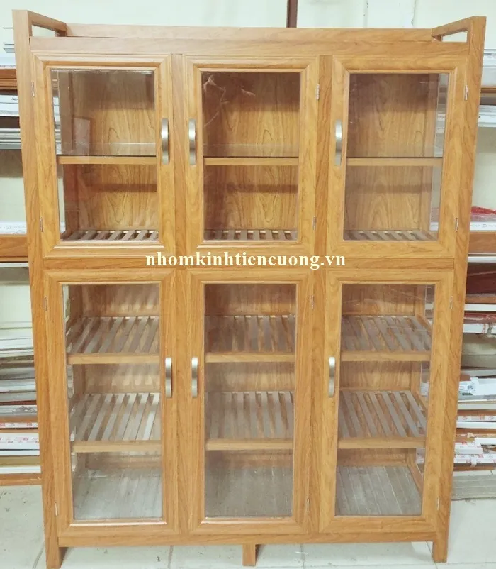 Tủ chén nhôm kính quận 7