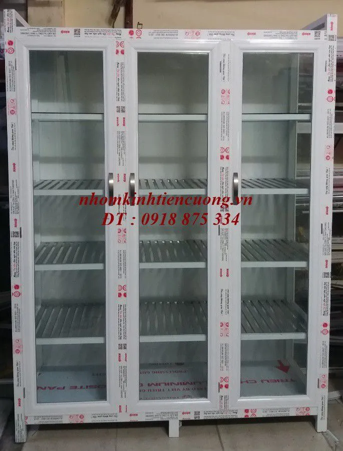 Tủ chén nhôm kính quận 12