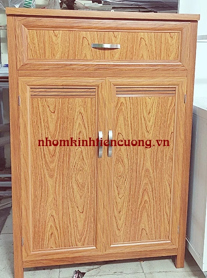 Báo giá tủ đựng giầy dép bằng nhôm 7