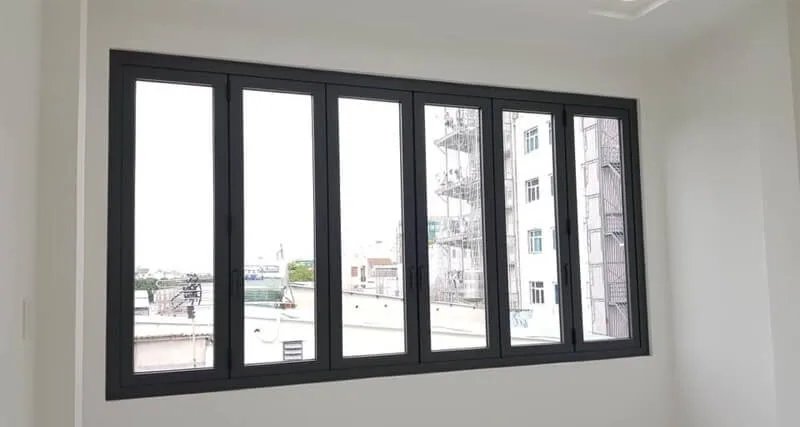 Cửa nhôm kính sơn tĩnh điện 2
