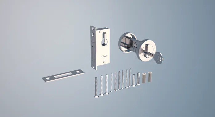 Khóa kẹp kính cường lực phổ thông
