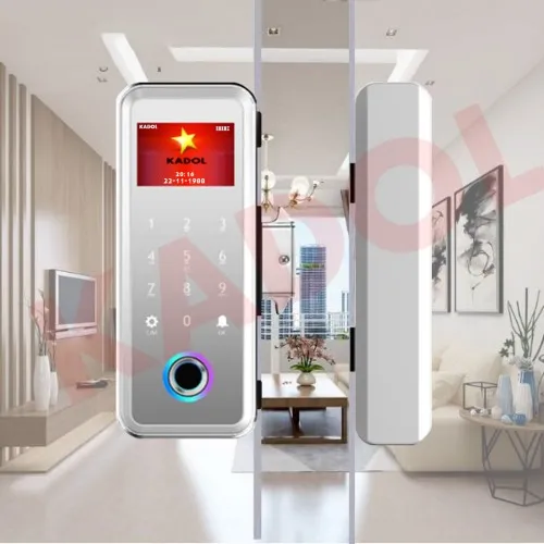 Khóa cửa kính điện tử vân tay