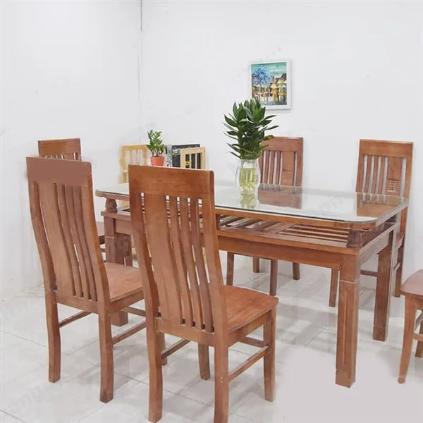 Kính mặt bàn ăn mài cạnh bóng