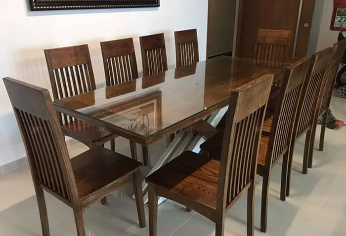 Kính mặt bàn ăn cường lực 10mm