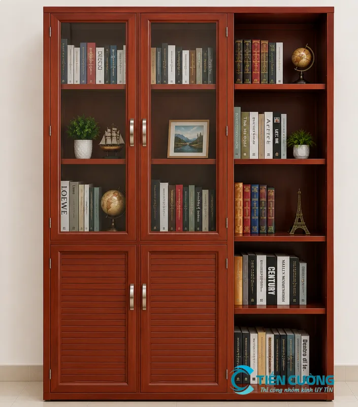 Tủ Hồ Sơ Nhôm Kính - Giải Pháp Lưu Trữ Bền Đẹp Cho Văn Phòng - hình ảnh thực tế Mẫu tủ hồ sơ nhôm kính