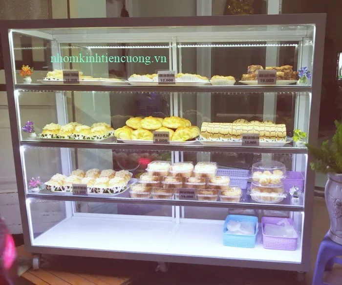 Tủ bán hàng nhôm kính
