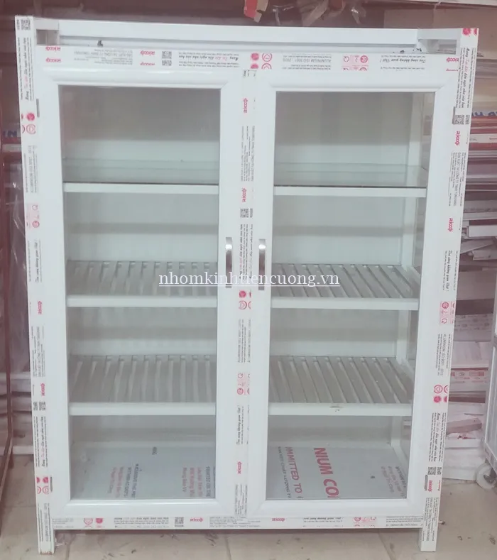 Tủ chén nhôm kính gò vấp