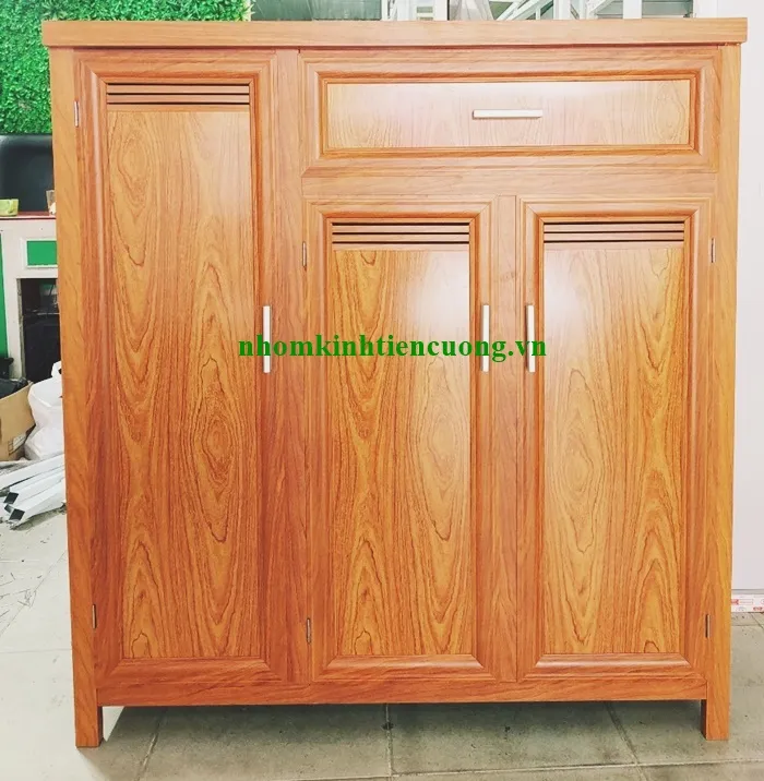 Tủ giày dép bằng nhôm 1