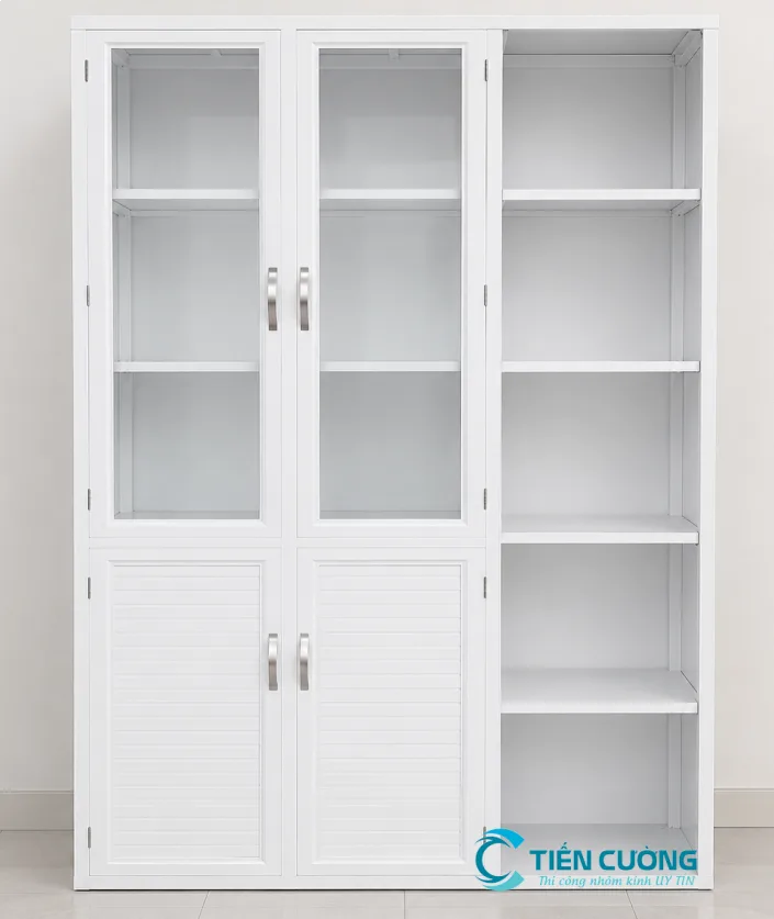 Tủ Hồ Sơ Nhôm Kính - Giải Pháp Lưu Trữ Bền Đẹp Cho Văn Phòng - hình ảnh thực tế Tủ hồ sơ nhôm kính đẹp