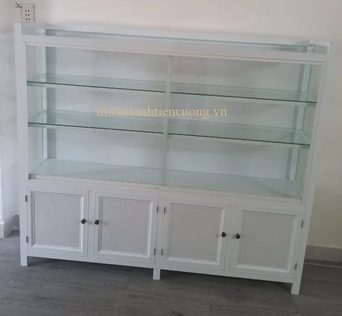 Mẫu Tủ Kính Trưng Bày - Kiểu Dáng Sang Trọng Không Nên Bỏ Qua - hình ảnh thực tế Tủ kính trưng bày 7