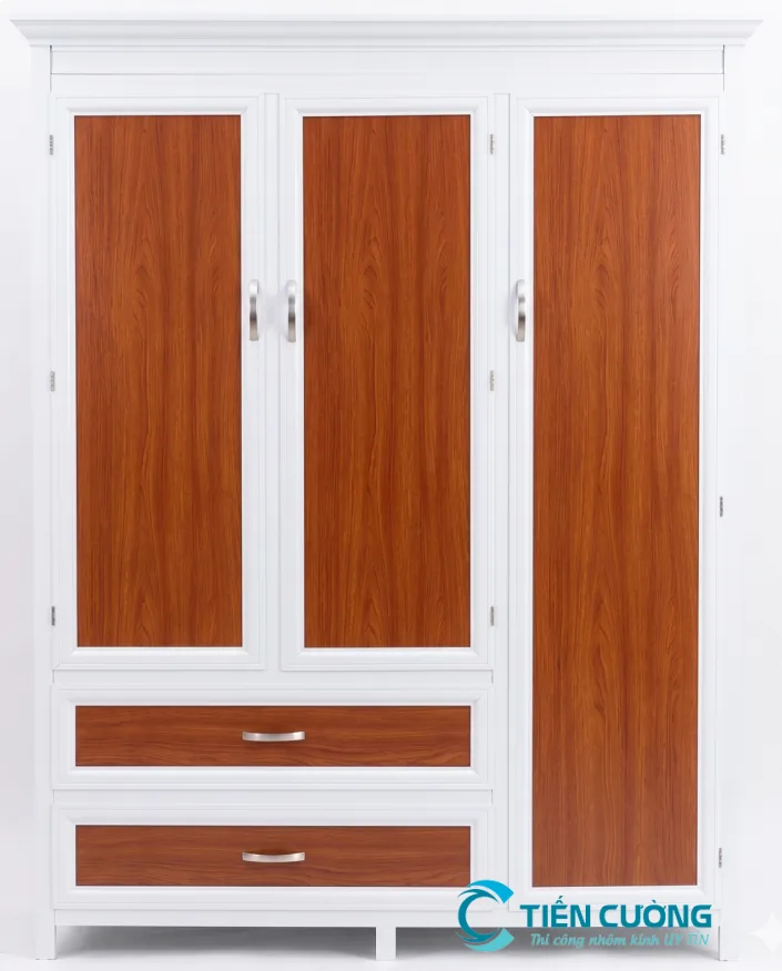 Tủ quần áo nhôm kính căn hộ