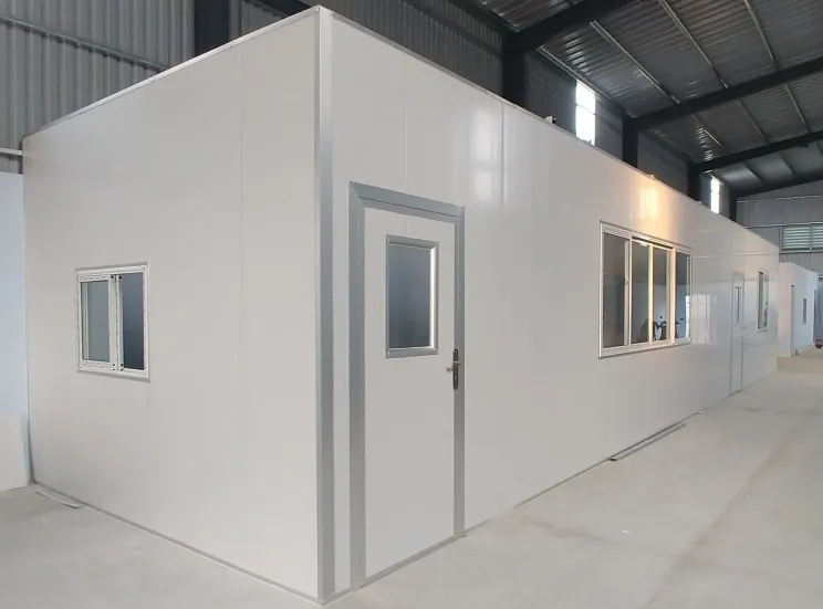 Vách Ngăn Panel Đẹp, Cách Âm Tốt, Thi Công Giá Rẻ TP.HCM - hình ảnh thực tế Vách ngăn panel 2