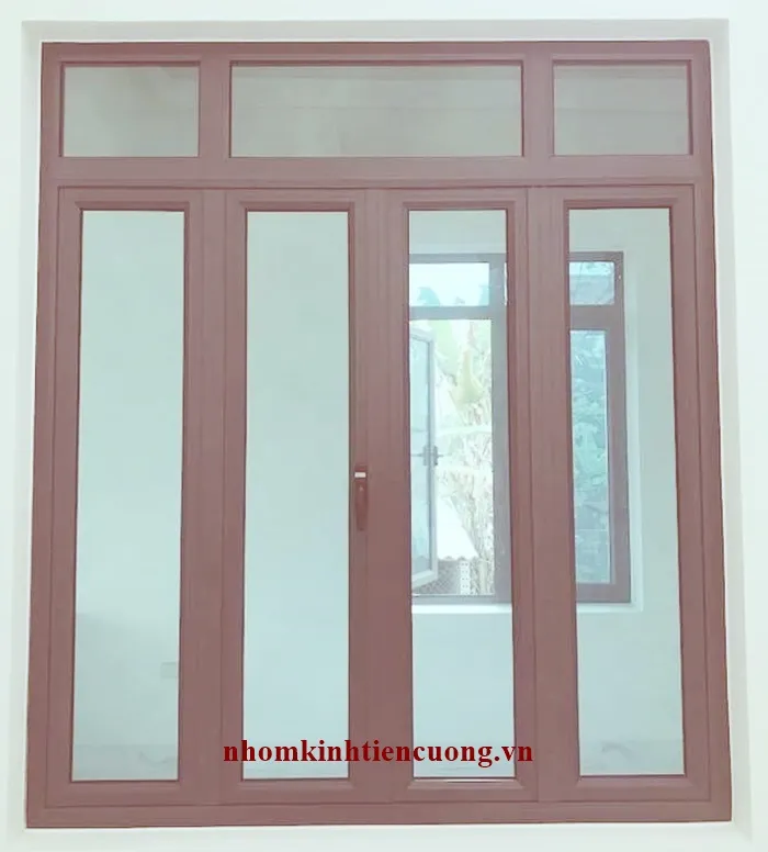 Các Kiểu Cửa Nhôm Đẹp Hiện Đại Được Ưa Chuộng Nhất Hiện Nay - hình ảnh thực tế Cửa mở quay nhôm kính đẹp cho nhà hiện đại
