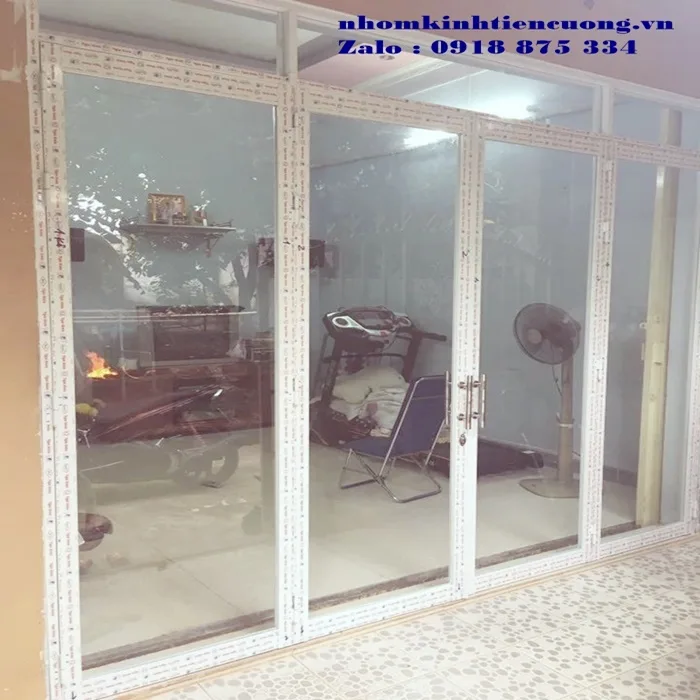 Cửa lùa nhôm kính đẹp tiện lợi cho không gian nhỏ