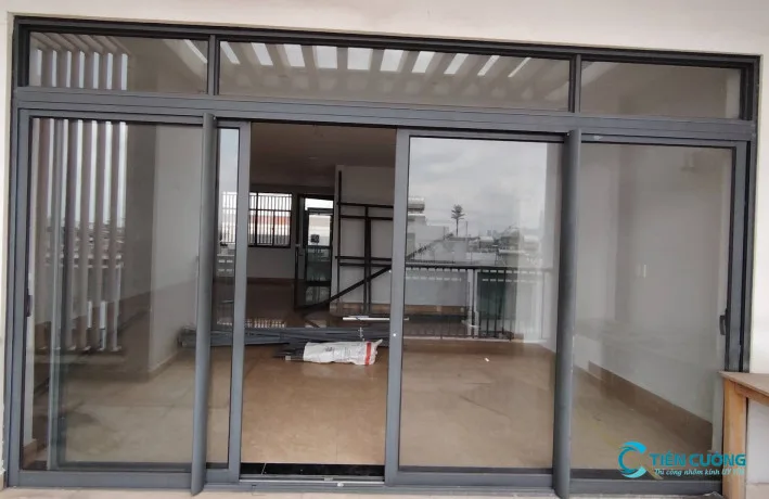 Cửa lùa nhôm kính đẹp tối ưu không gian sống