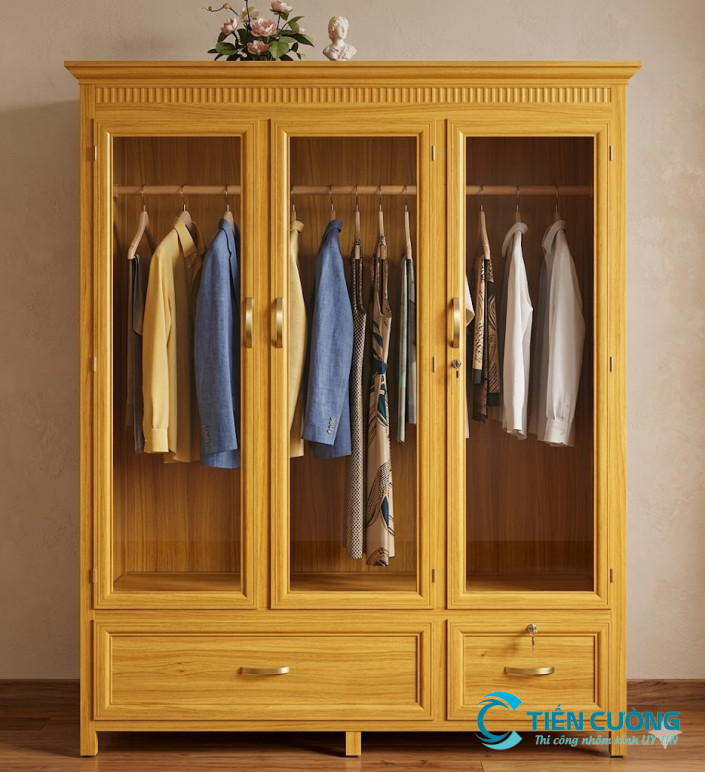 vị trí đặt tủ quần áo hợp phong thủy và tiện sử dụng
