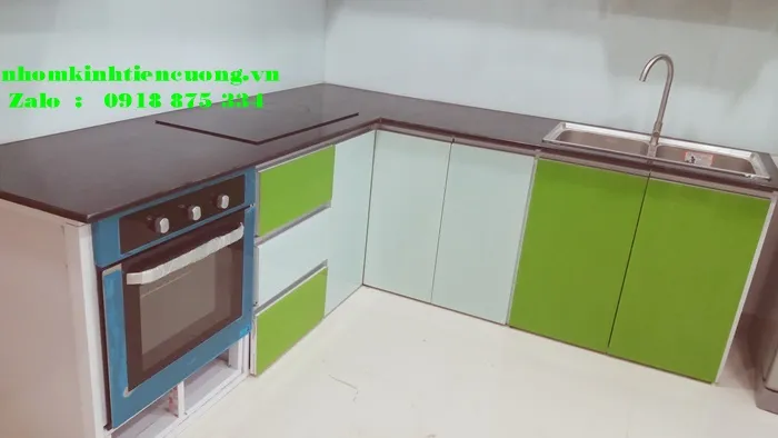 Tủ Bếp Nhôm Kính Quận 10 Cao Cấp