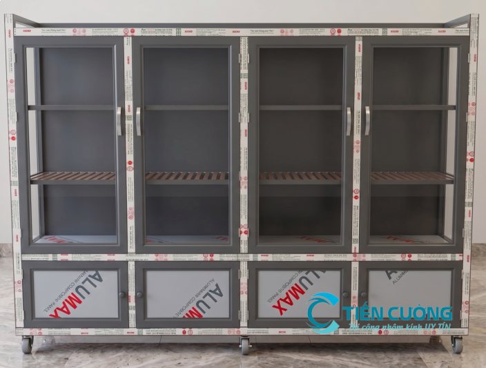 Tủ chén nhôm kính chất lượng cao