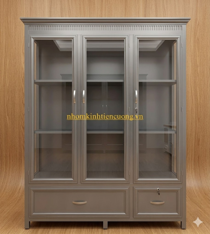 Đơn vị thi công tủ quần áo nhôm kính uy tín TP.HCM