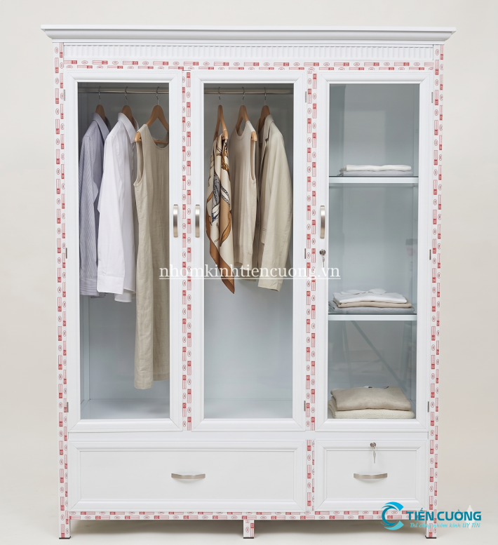 Cách vệ sinh tủ quần áo nhôm kính sạch đẹp