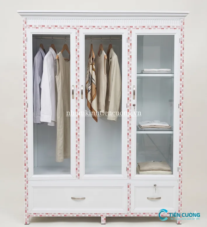 Cách vệ sinh tủ quần áo nhôm kính sạch đẹp