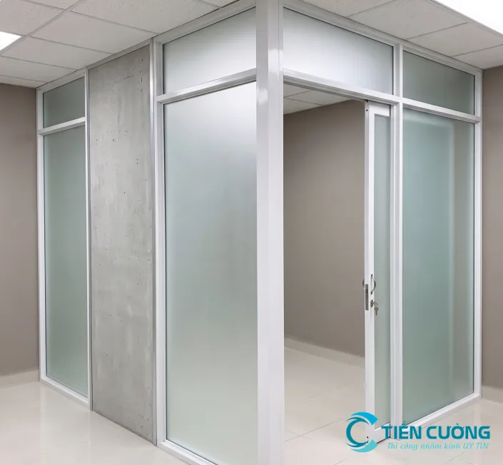 Những Lưu Ý Khi Chọn Vách Ngăn Nhôm Kính Phòng Ngủ Đảm Bảo Thẩm Mỹ - hình ảnh thực tế Cửa lùa nhôm kính phòng ngủ