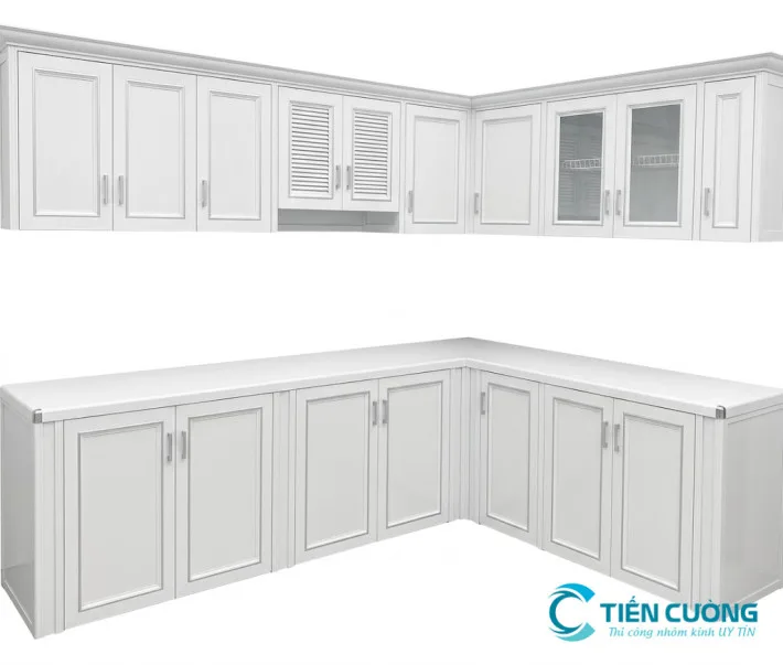 Kính Ốp Bếp Màu Trắng Sữa Tại TPHCM Đẹp Hiện Đại Xu Hướng Mới - hình ảnh thực tế Kính ốp bếp màu trắng sữa đẹp hiện đại