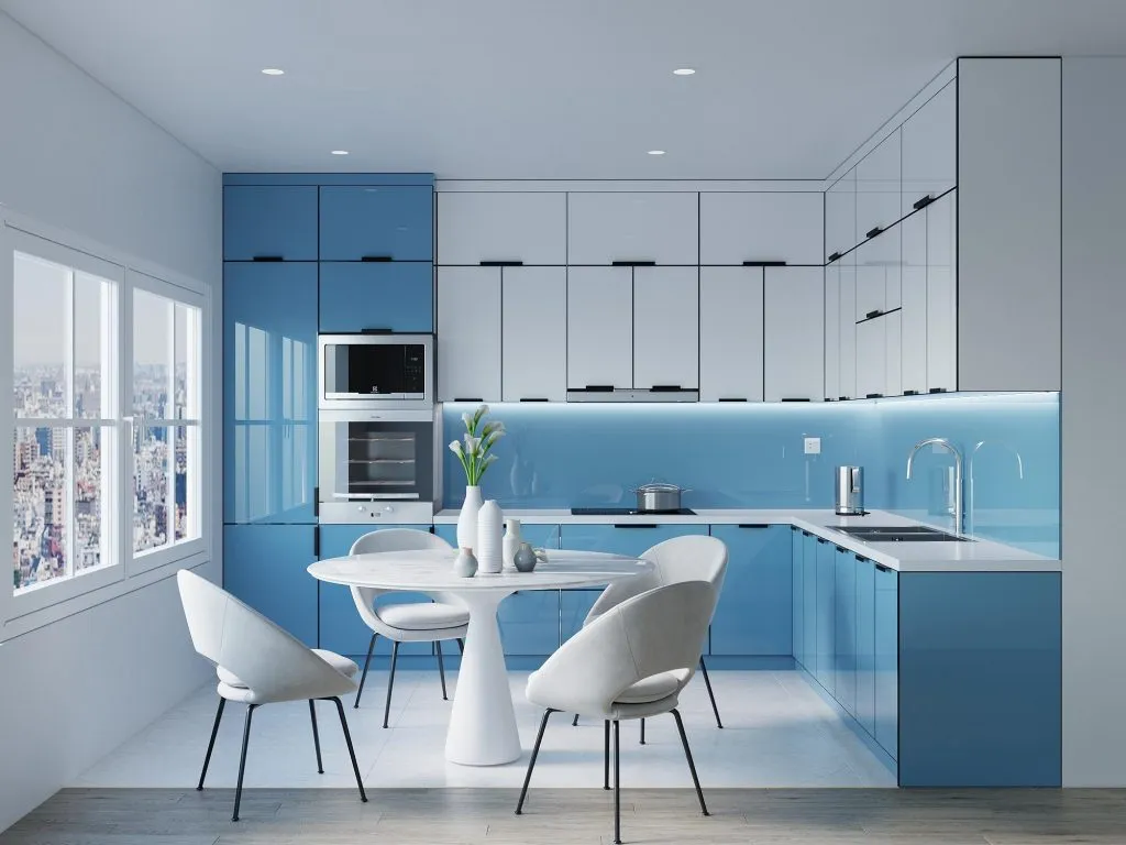 Tủ bếp nhôm kính quận Xưởng sản xuất tủ bếp nhôm kính Quận 9 uy tín