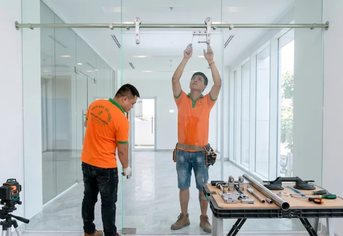 Kính cường lực mặt tiền