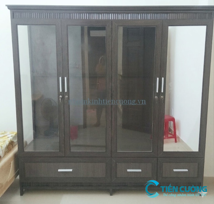 Đơn vị thi công tủ nhôm kính uy tín