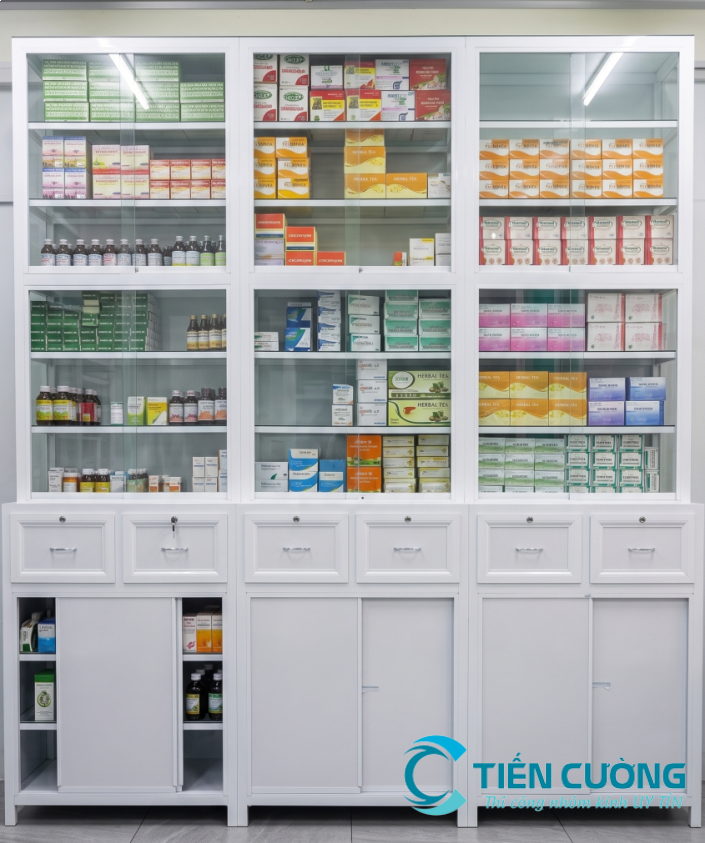 Những ưu nhược điểm của tủ bán hàng nhôm kính