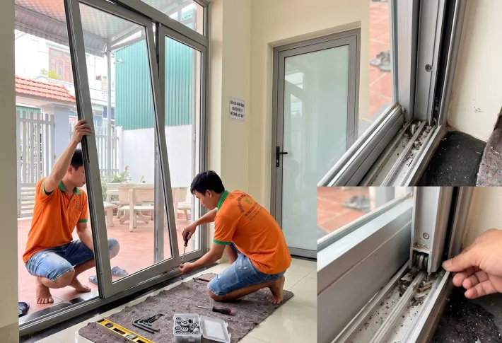 Thi công cửa nhôm kính chuyên nghiệp