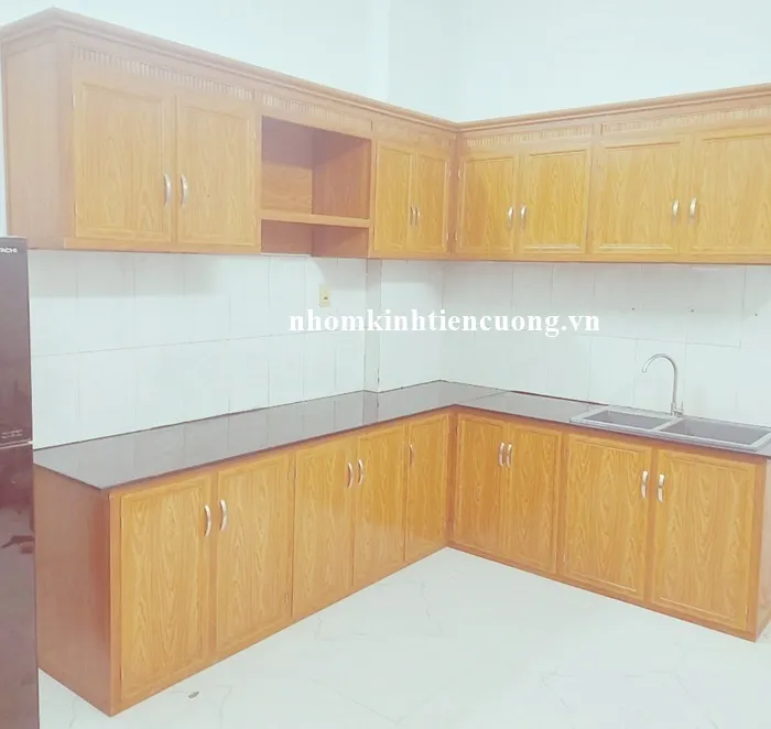 Thi Công Tủ Bếp Nhôm Kính Giá Xưởng